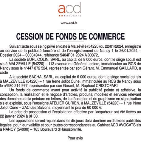 Contenu publication