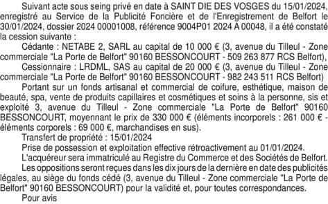 Contenu publication