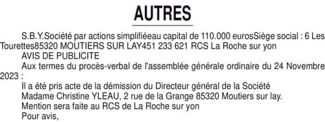 Contenu publication