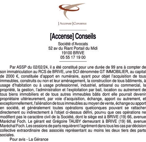 Contenu publication
