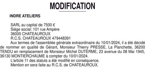 Contenu publication