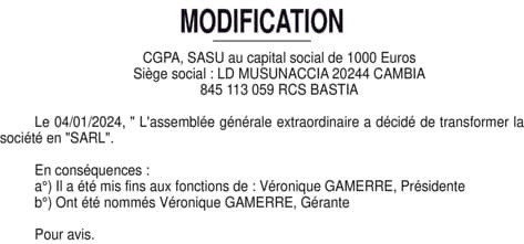 Contenu publication