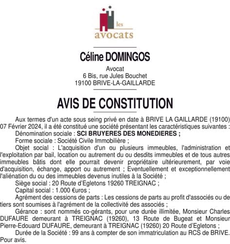 Contenu publication