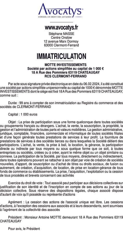 Contenu publication
