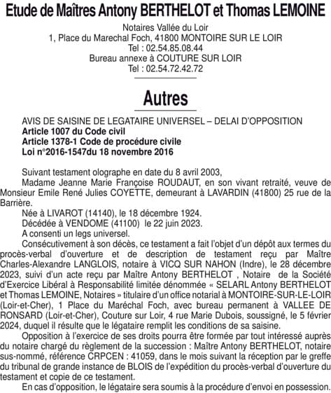 Contenu publication