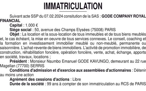 Contenu publication