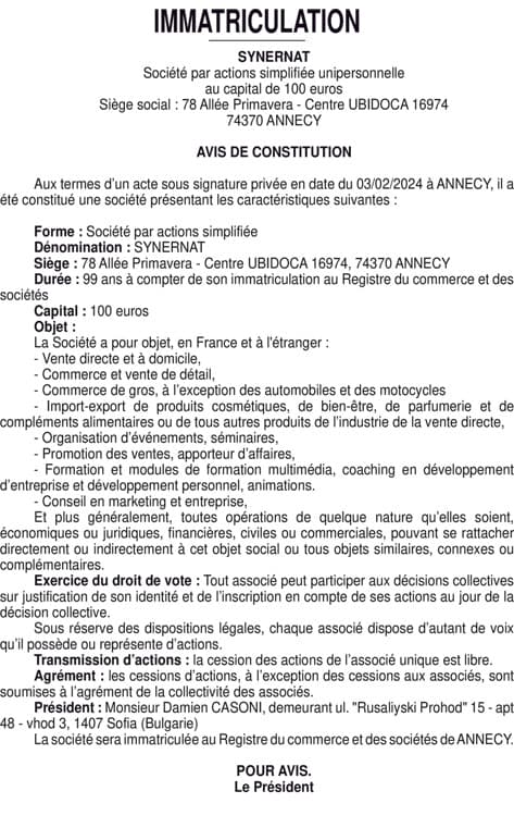 Contenu publication