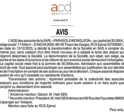 Contenu publication