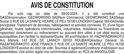 Contenu publication