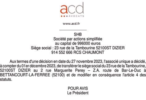 Contenu publication