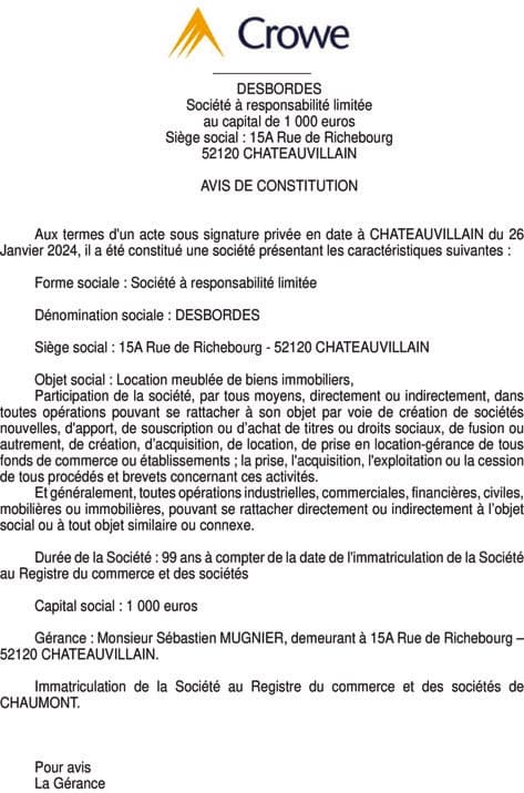 Contenu publication