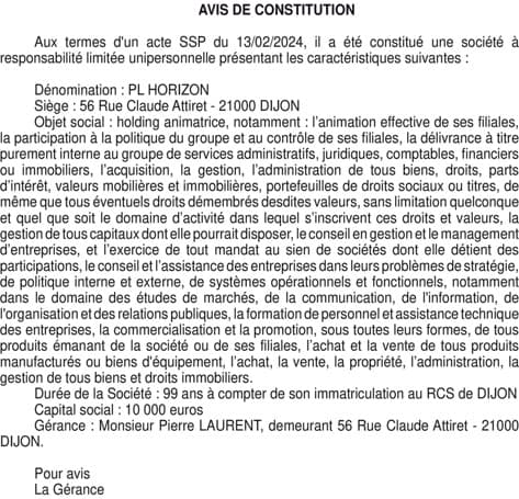 Contenu publication