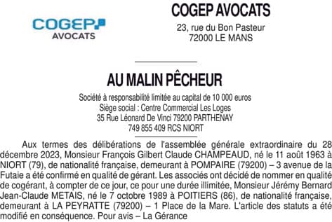 Contenu publication