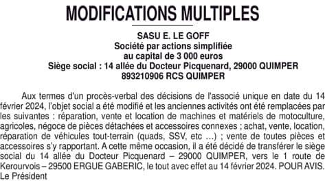 Contenu publication