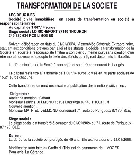 Contenu publication