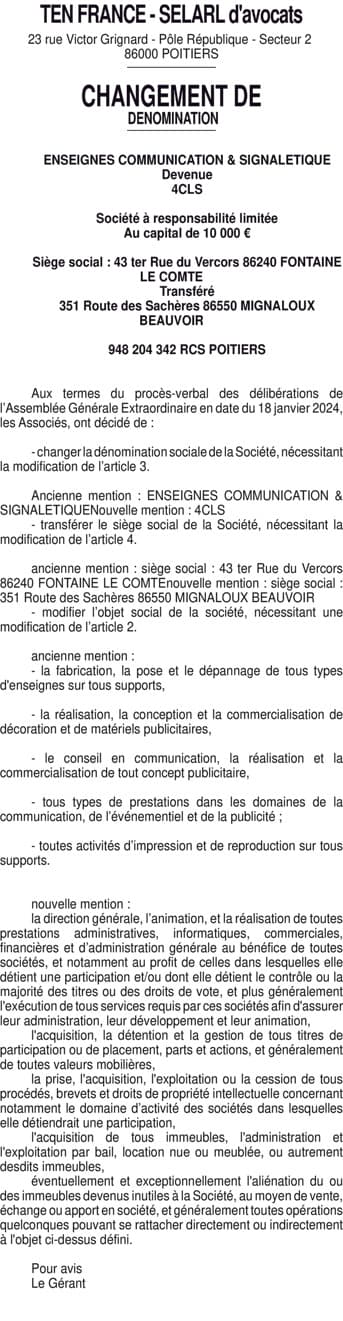 Contenu publication