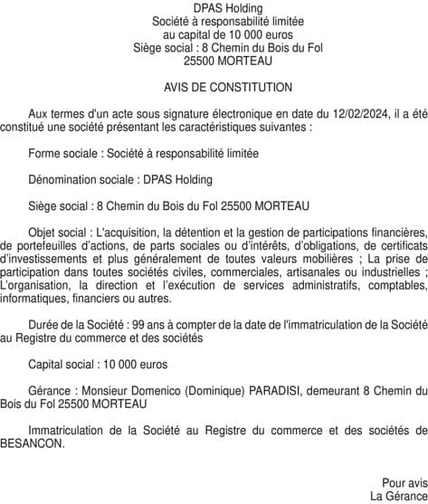 Contenu publication