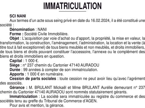 Contenu publication