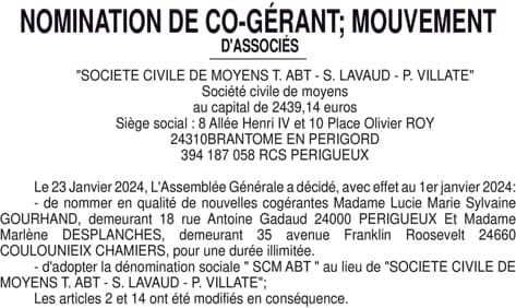 Contenu publication