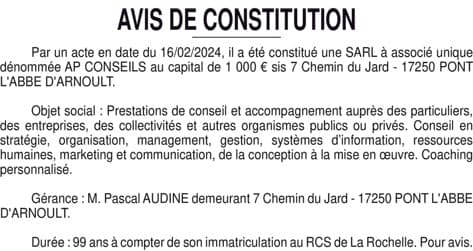 Contenu publication