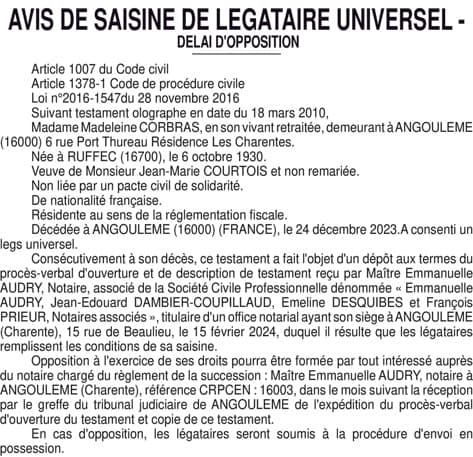 Contenu publication