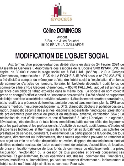 Contenu publication