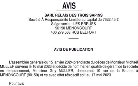 Contenu publication
