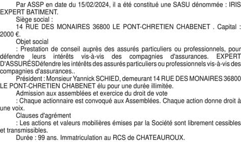 Contenu publication