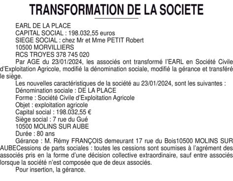 Contenu publication