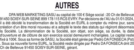 Contenu publication