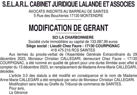 Contenu publication