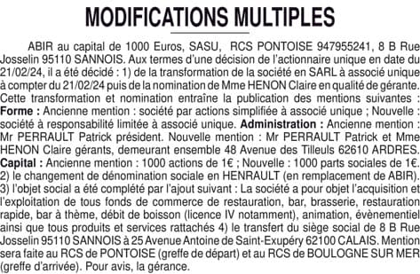 Contenu publication