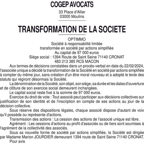 Contenu publication