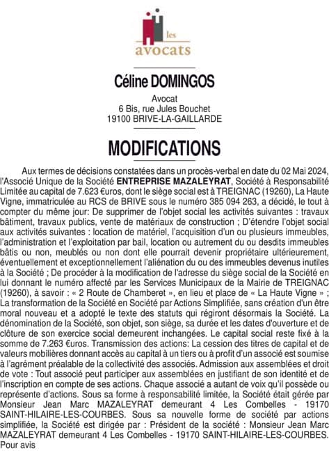 Contenu publication