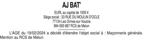 Contenu publication