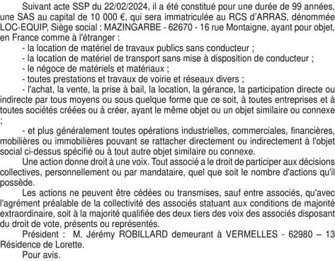 Contenu publication