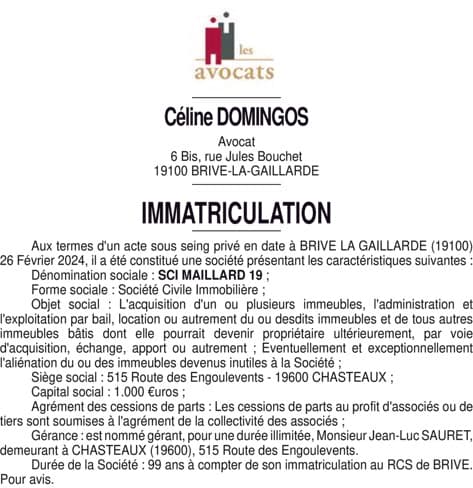 Contenu publication