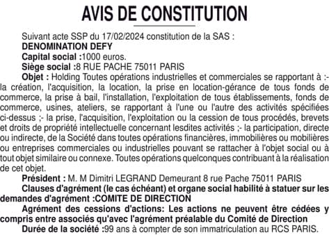 Contenu publication
