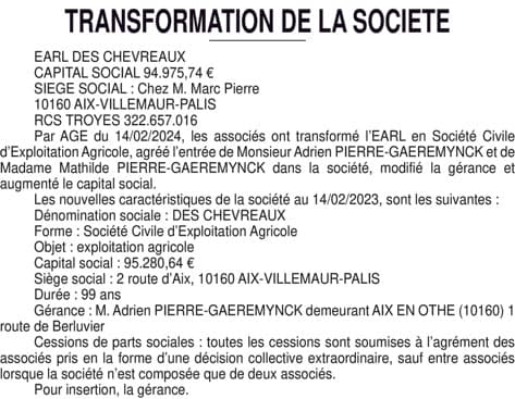 Contenu publication