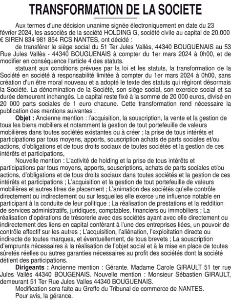 Contenu publication