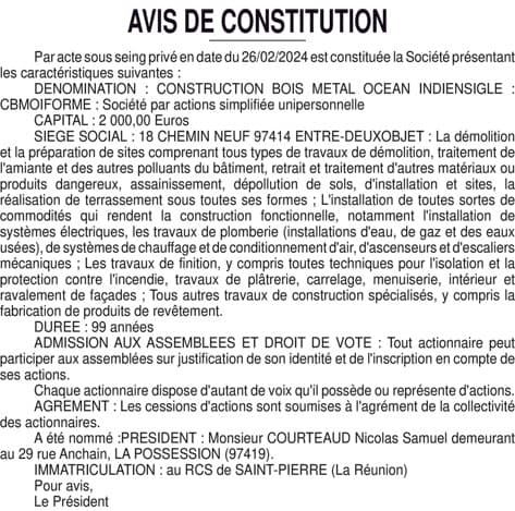 Contenu publication
