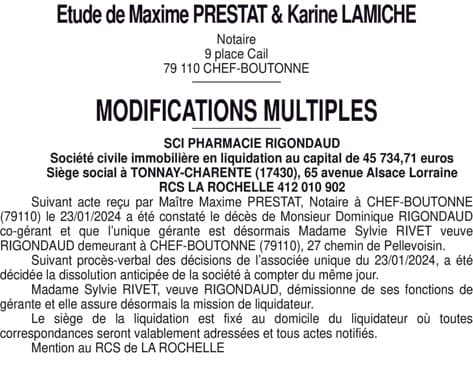 Contenu publication