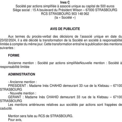 Contenu publication