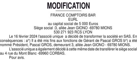 Contenu publication