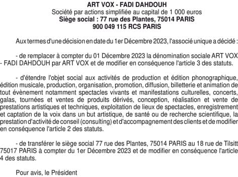 Contenu publication