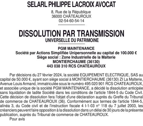 Contenu publication
