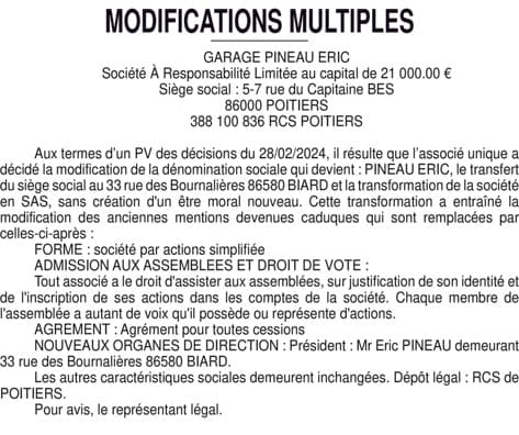 Contenu publication