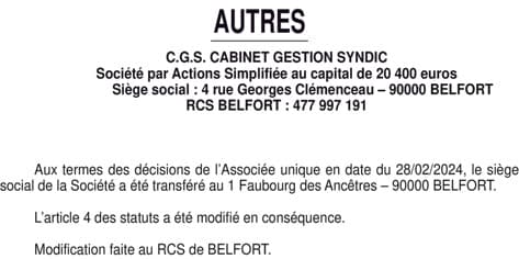 Contenu publication