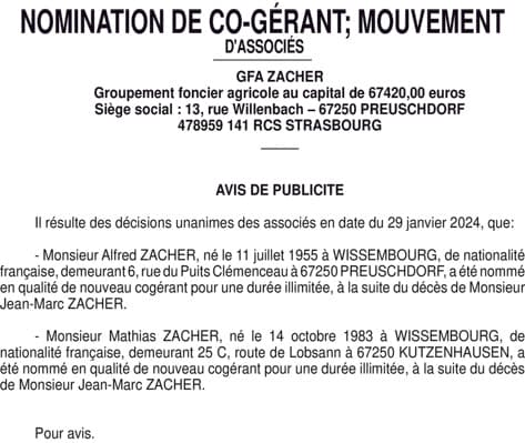 Contenu publication