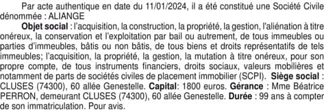 Contenu publication